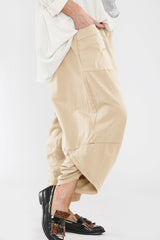 Corse Balloon Jogger in Beige