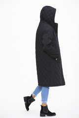 GATESHEAD Diamond Quilted Country Jacket In Black