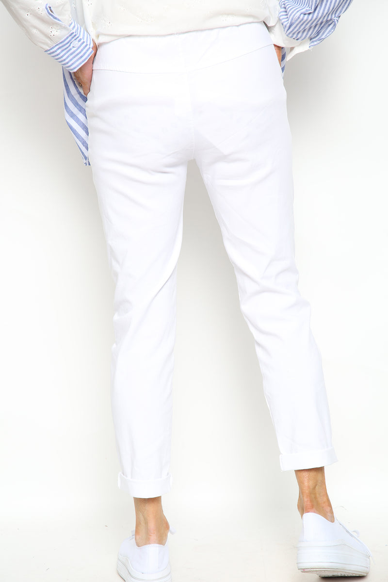 Magic Trousers In White