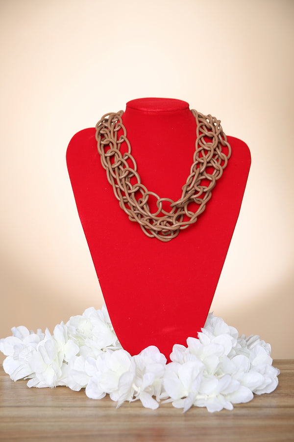 Lagenlook Short rubber Necklace SS23