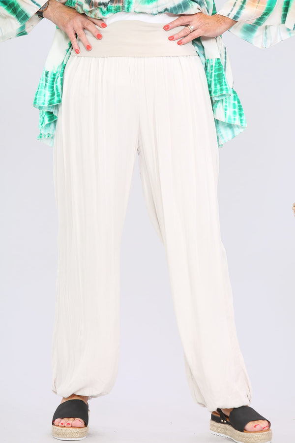 Milk Silky High Waisted Hareem  palazzo leg