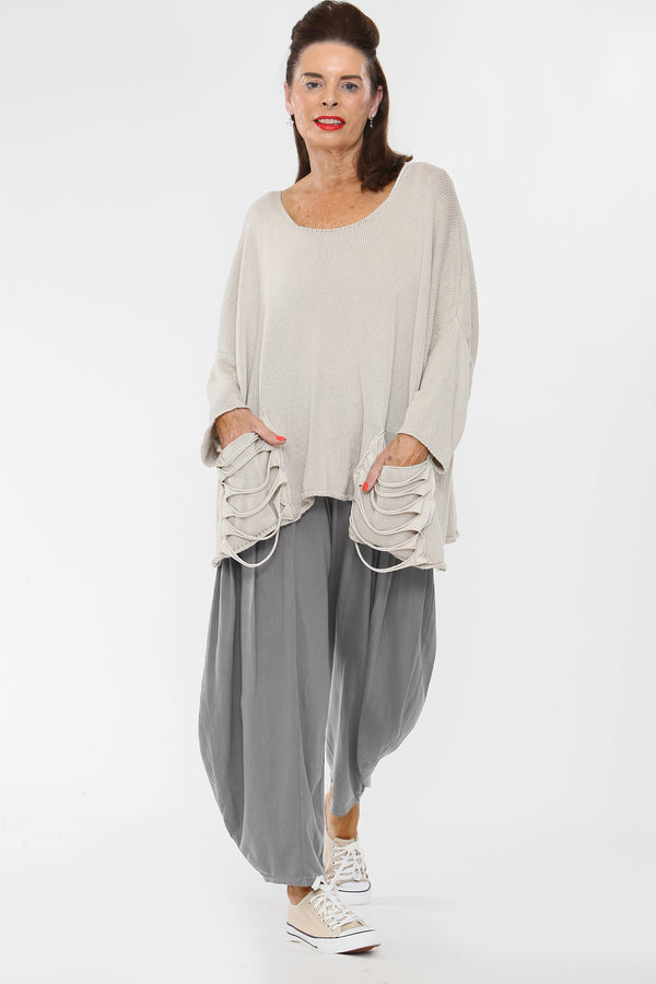 Esme Cocoon In Light grey