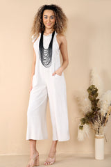 Delia Jumpsuit  In Oatmeal