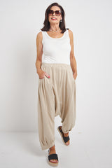 Venice Collection Basic Vest In Warm Beige