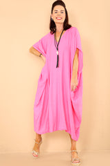 Sisley  Dress In Candy Pink 23SS