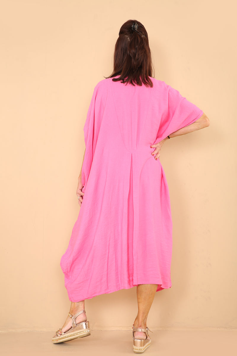 Sisley  Dress In Candy Pink 23SS