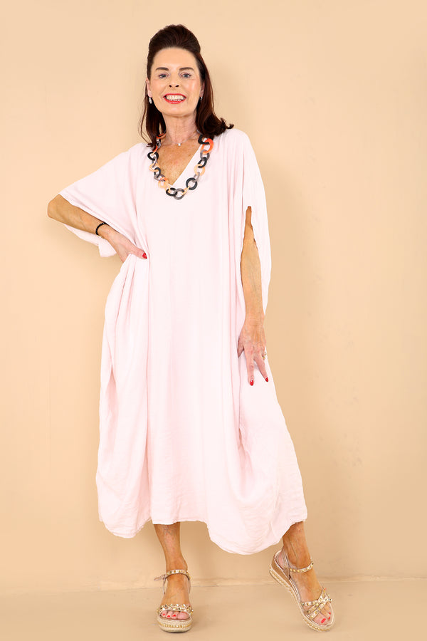 Sisley  Dress In Blush Pink 23SS
