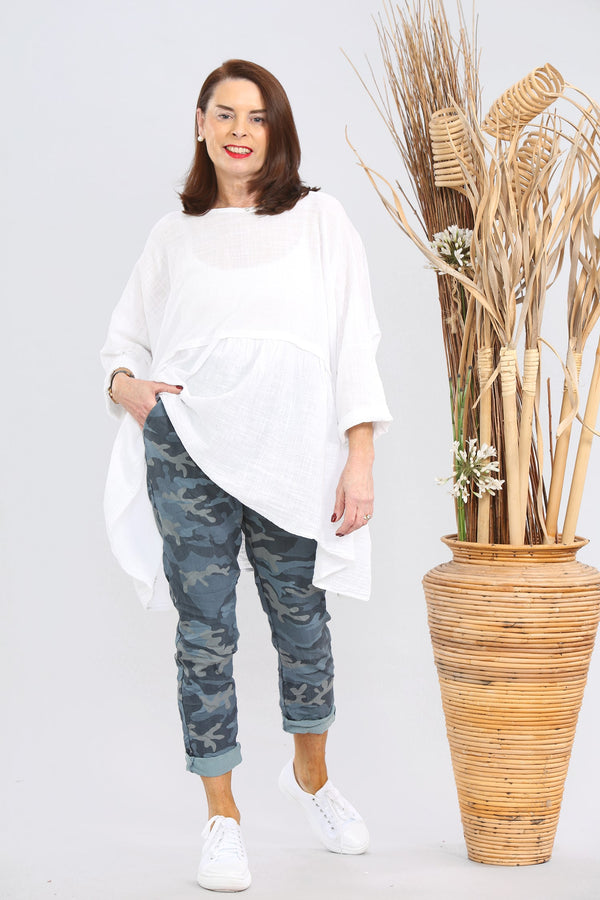 summer   Army Magic Pant Dark Blue