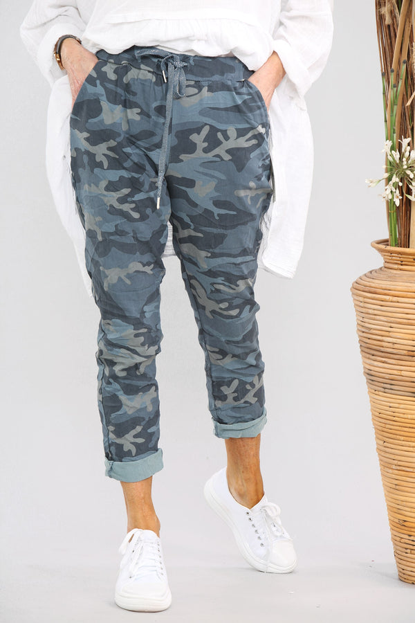 summer   Army Magic Pant Dark Blue