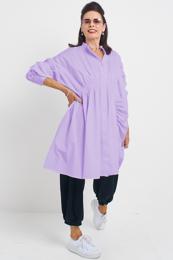 Corse Shirt Dress in Lavender