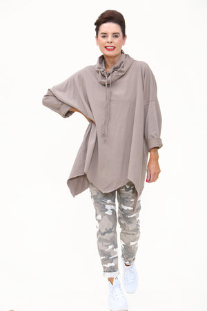 Army Magic Trousers  In Beige with Khaki /
